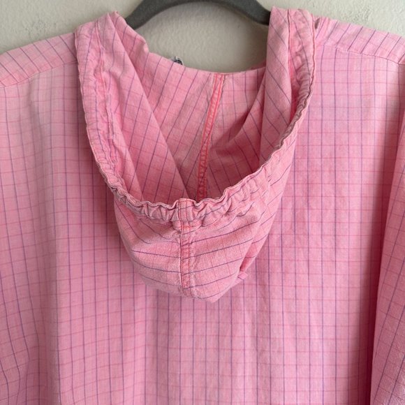 Vintage 80s 90s PCH Pacific Coast‎ Highway Pullover Hoodie Pink Striped L - Picture 6 of 12